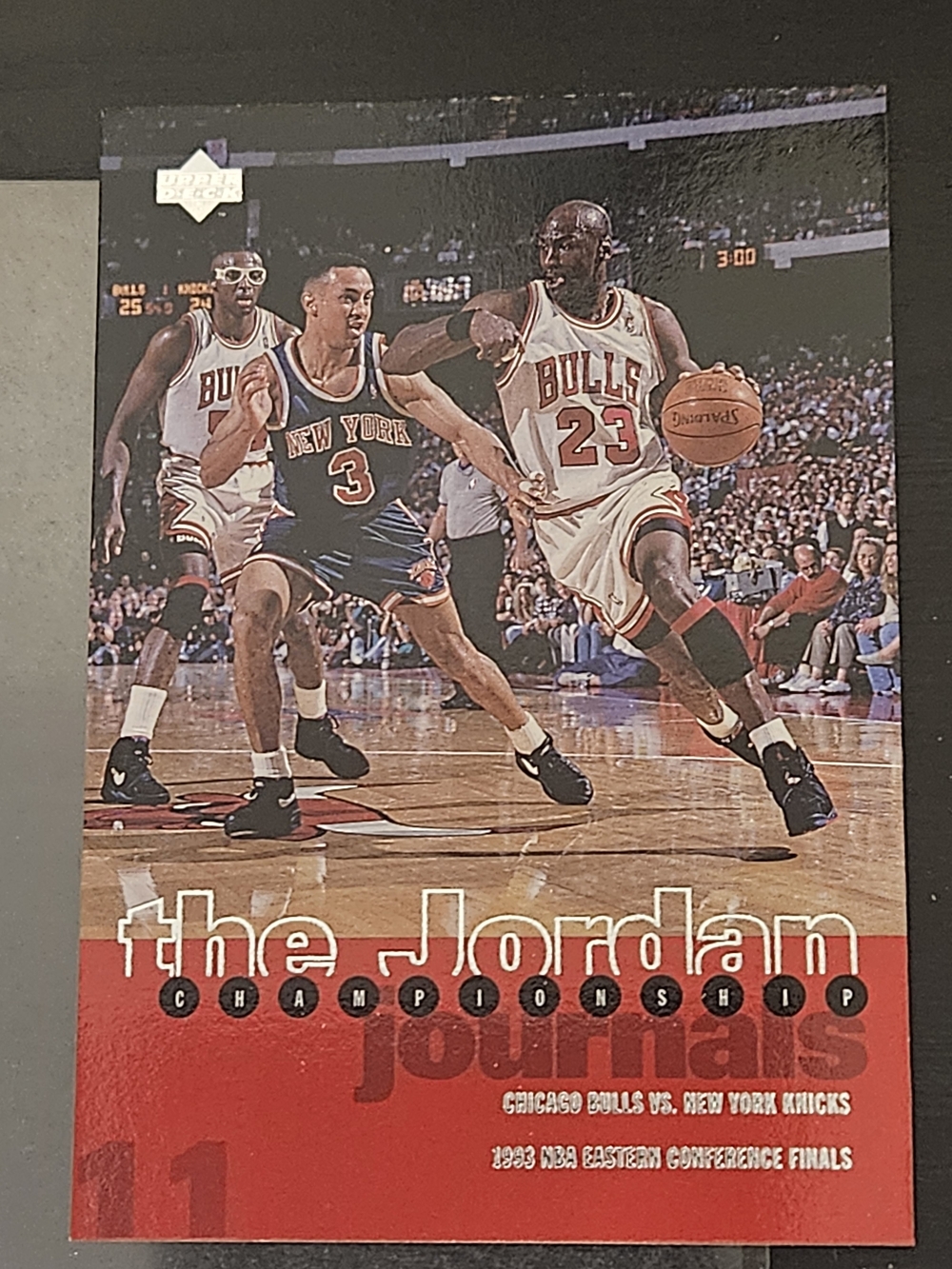 Michael Jordan Bulls VS NY Knicks Classic 1993 Basketball Collectible Card